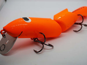 Rattle Snake Mudeye Lures - Fluro Orange